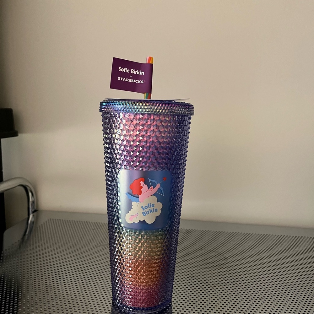 🧋 Starbucks x Sofie Birkin Rainbow Studded Tumbler – Limited Edition Pride Cup
